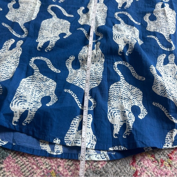 Perry Walker The Virginia women’s short sleeve blouse with ruffle sleeves- NWT - Picture 7 of 7